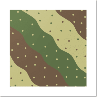 Texture similar to German WW2 tank camouflage Posters and Art